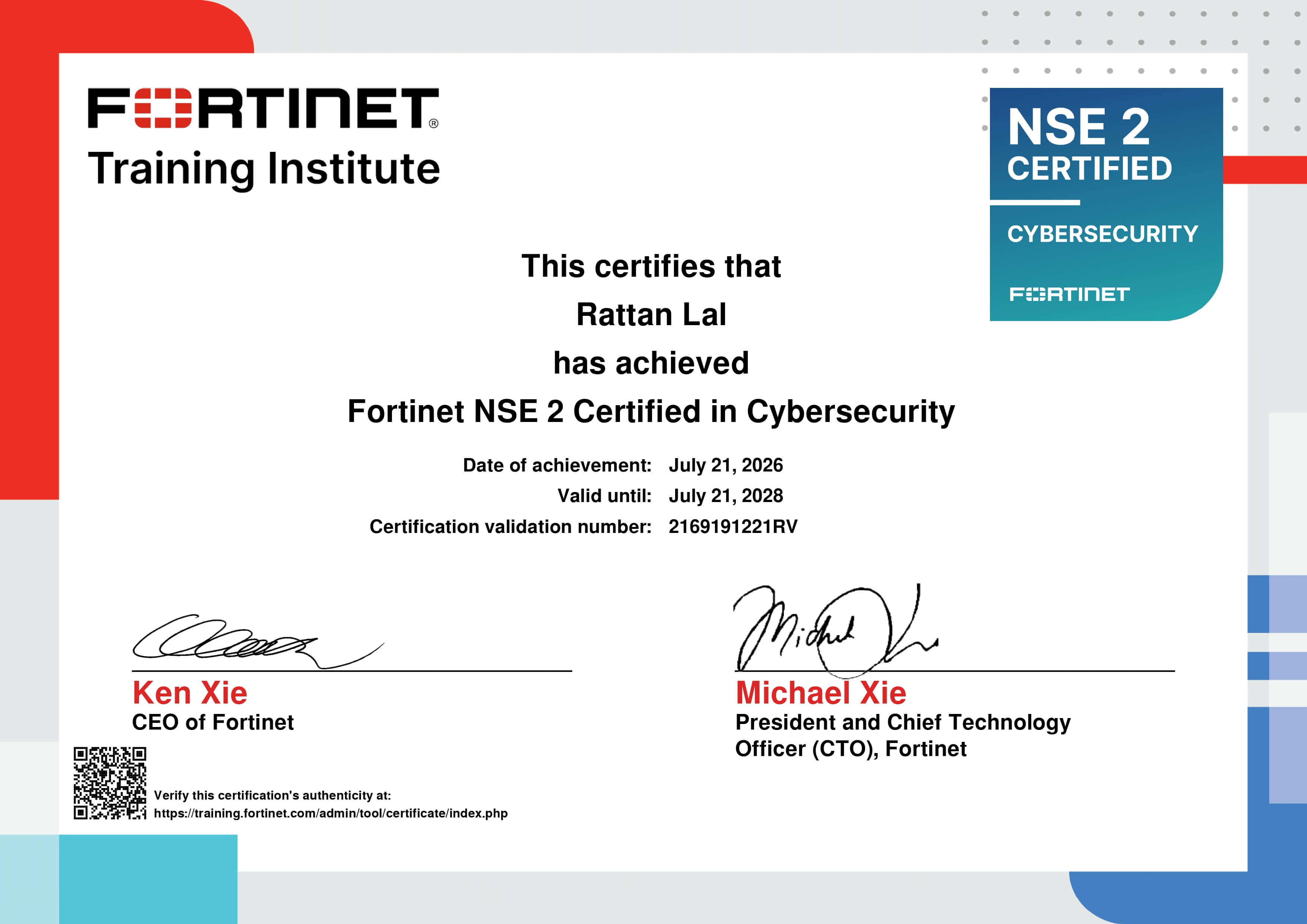 NSE 2 Certified